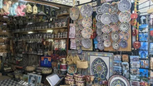 Handicraft shop in Tangier